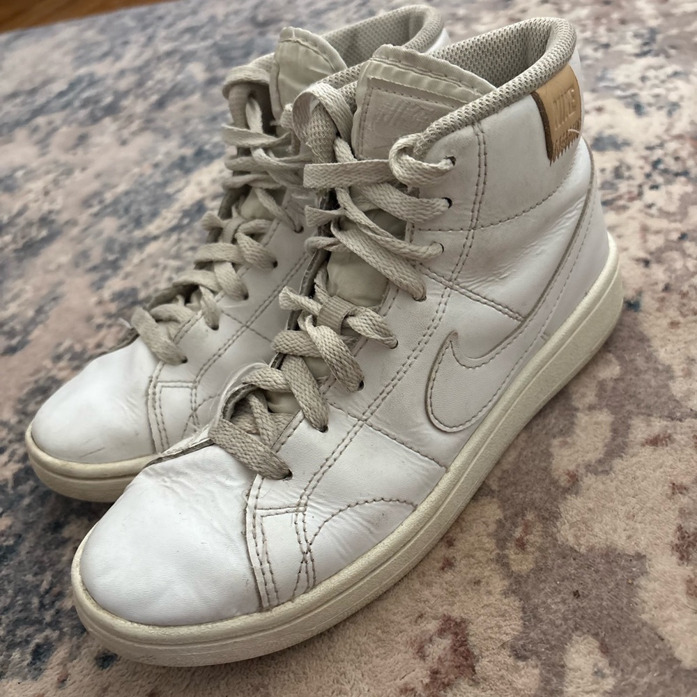 Nike White High-Top Sneakers